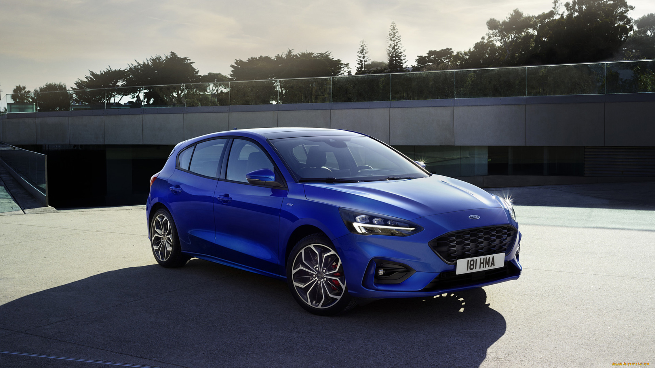 ford focus hatchback st-line 2019, , ford, blue, st-line, hatchback, focus, 2019